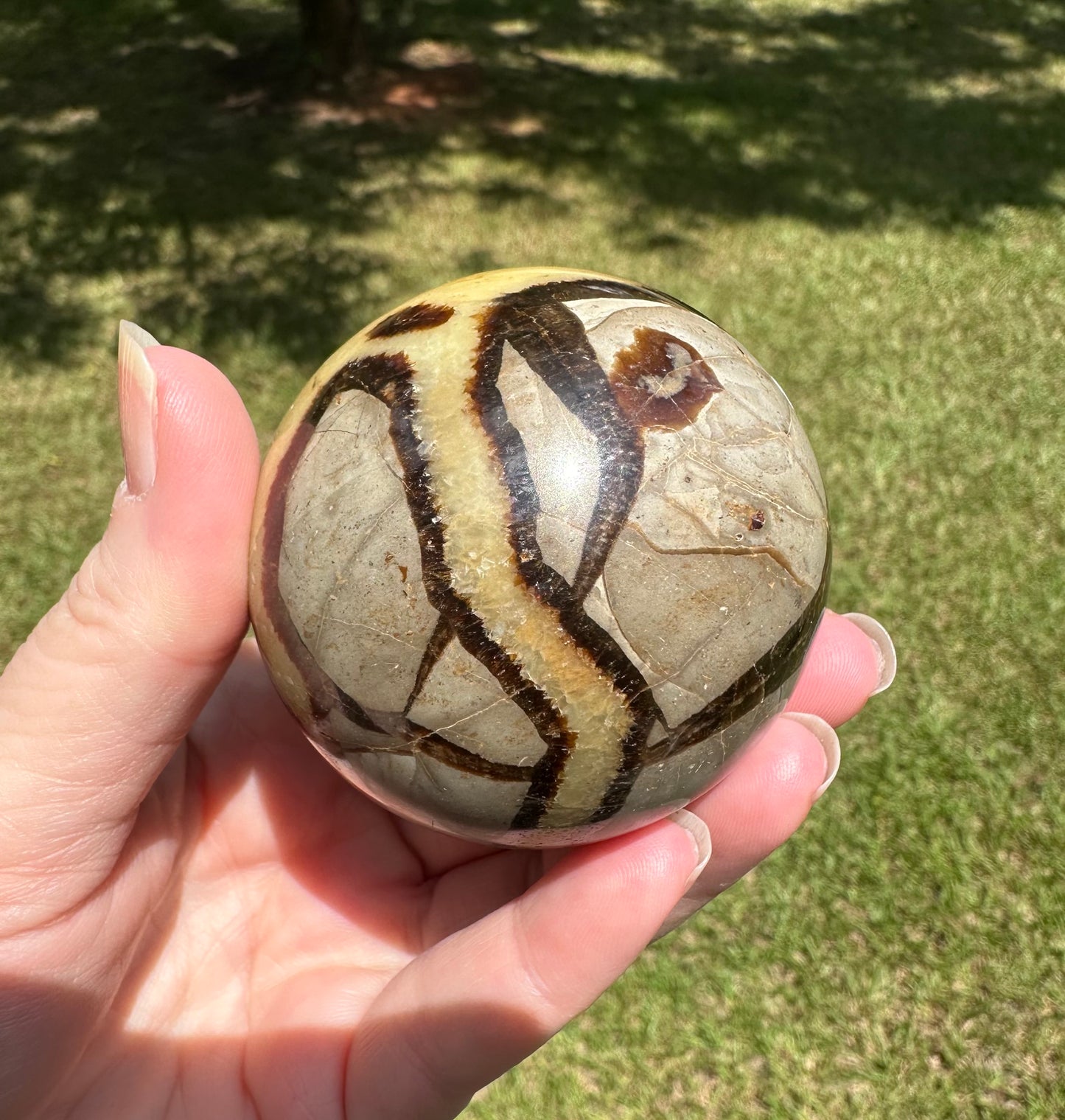 Septarian Sphere UV Reactive #4