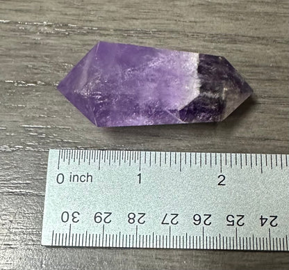 Double Terminated Phantom Amethyst Scepter Wand #19