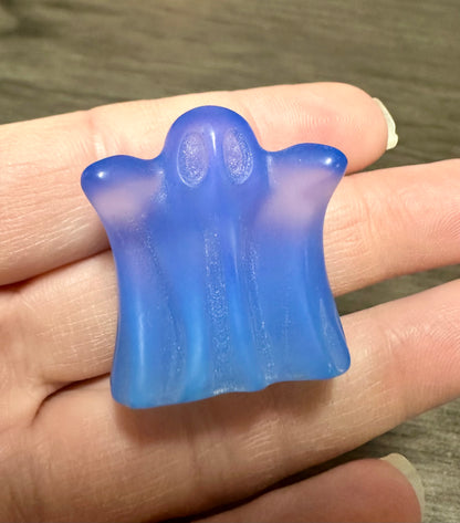 Carved Blue Opalite Ghost