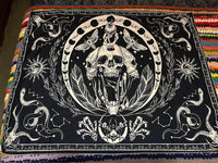 Skull and Snake Tapestry