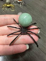 Spider with Gemstone Sphere