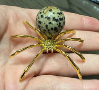 Spider with Gemstone Sphere