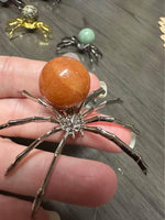 Spider with Gemstone Sphere