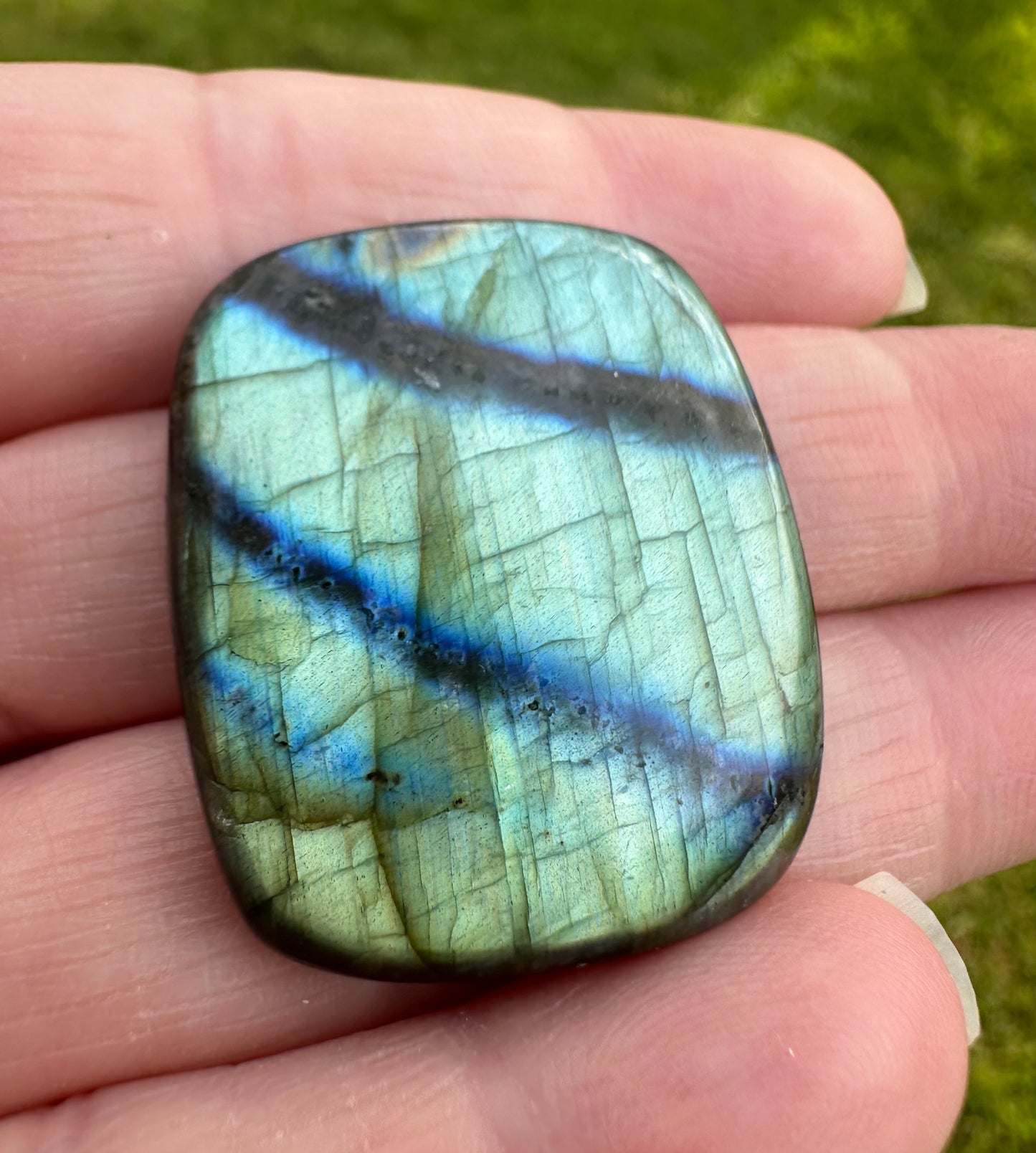 Rectangle Labradorite Cabochon 7a