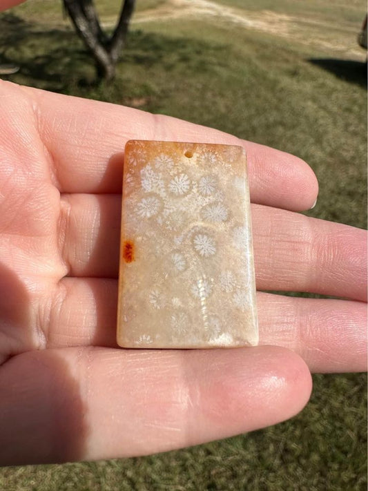 Coral Jade DIY Pendant