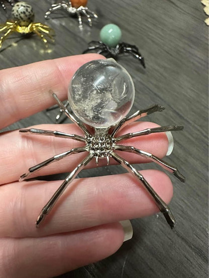 Spider with Gemstone Sphere