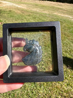 Carved Unicorn Labradorite with Case