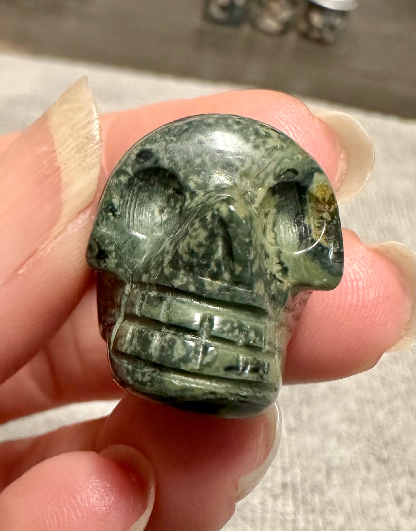 Kambaba Jasper Skull