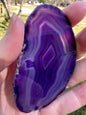 Purple Agate Slice #22