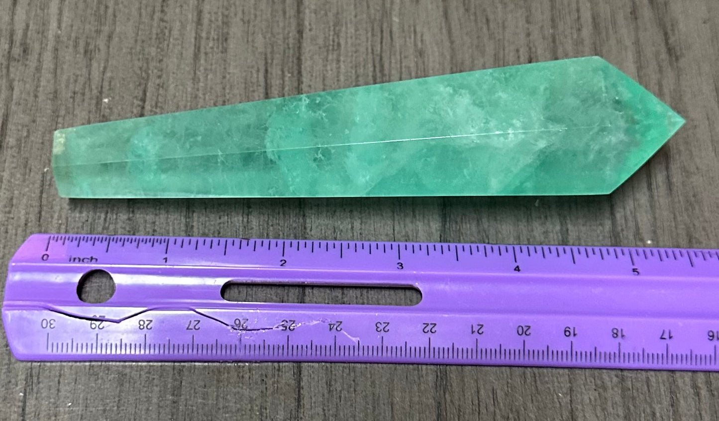 Neon Green Fluorite Scepter #6