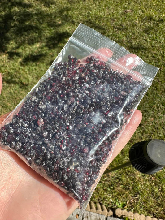 Natural Rough Red Garnet 100g