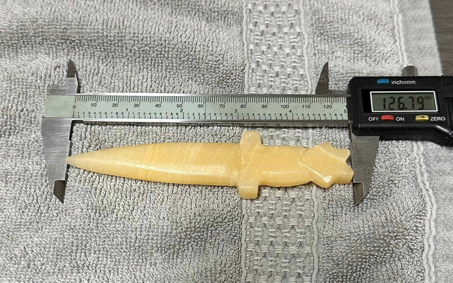 Calcite Carved Knife