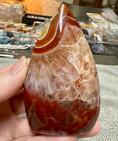 Carnelian Mixed Agate Arrow Tower #1