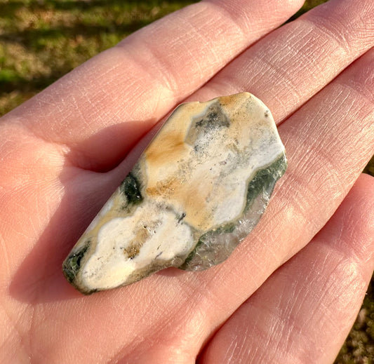 6th Vein Ocean Jasper Polished Freeform #8