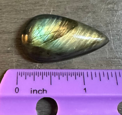 Pearshape Labradorite Cabochon 65a