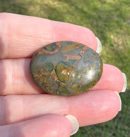 Rainforest Jasper (Rhyolite) Cabochon #3