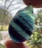 Hedgehog Hand-Carved Rainbow Fluorite #2