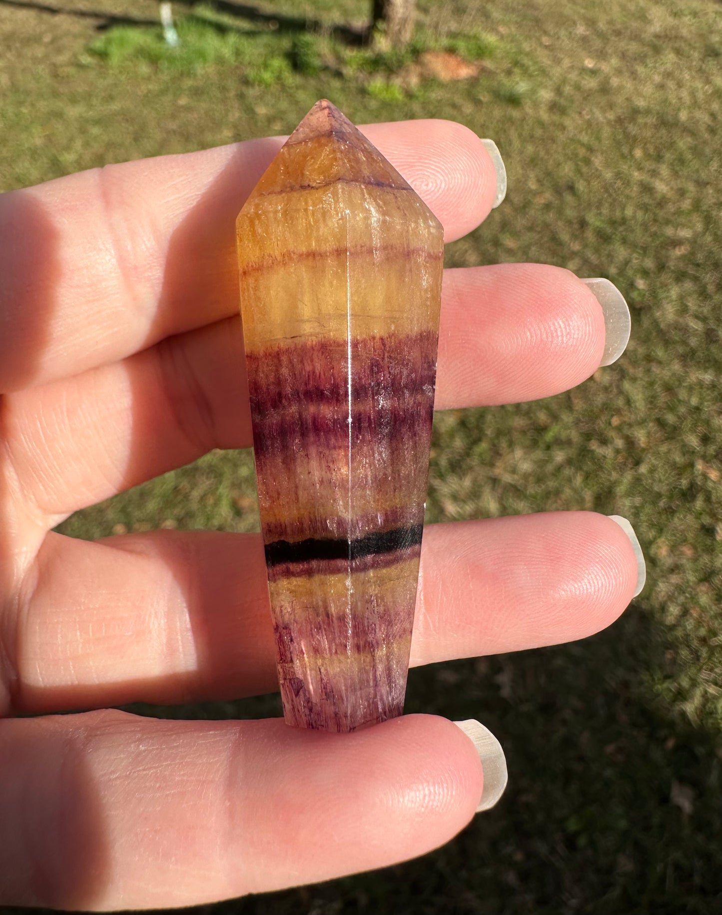 Fluorite Scepter #10 with Rainbows