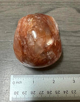 Unique Fire Quartz Skull #5