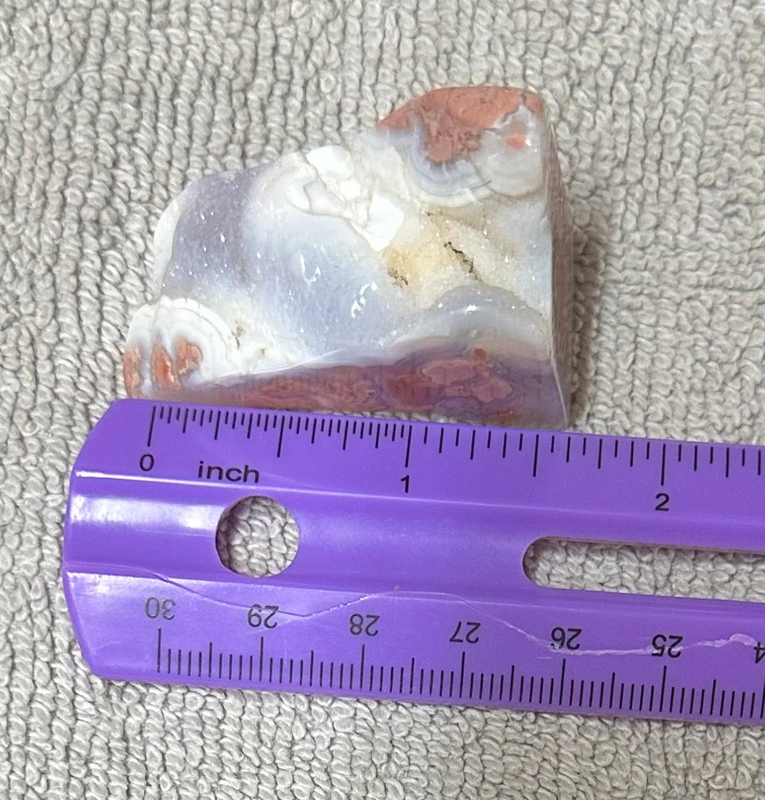 Pink Agate Freeform #8