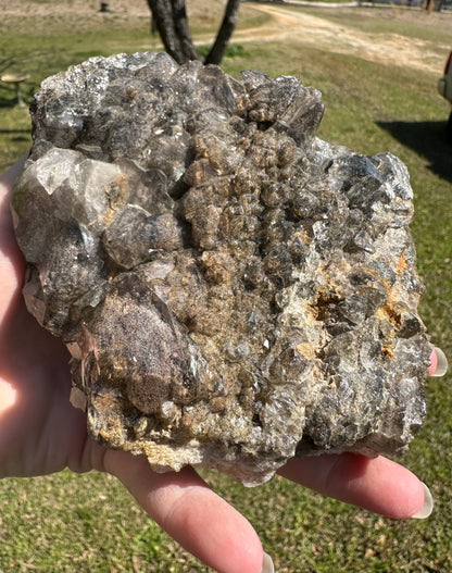 Quartz, Elestial Garden, Lodolite, Jacare, Brazil