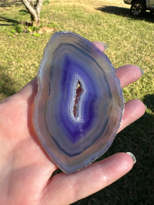 Purple Agate Slice #3