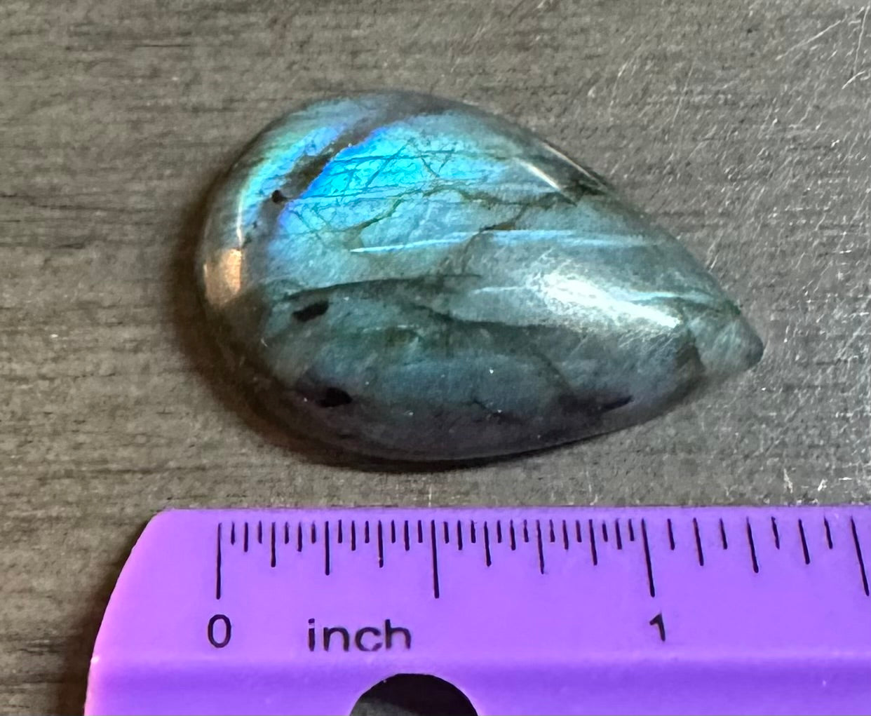 Pearshape Labradorite Cabochon 36a