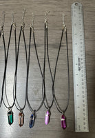 Double Terminated Pendant Necklaces