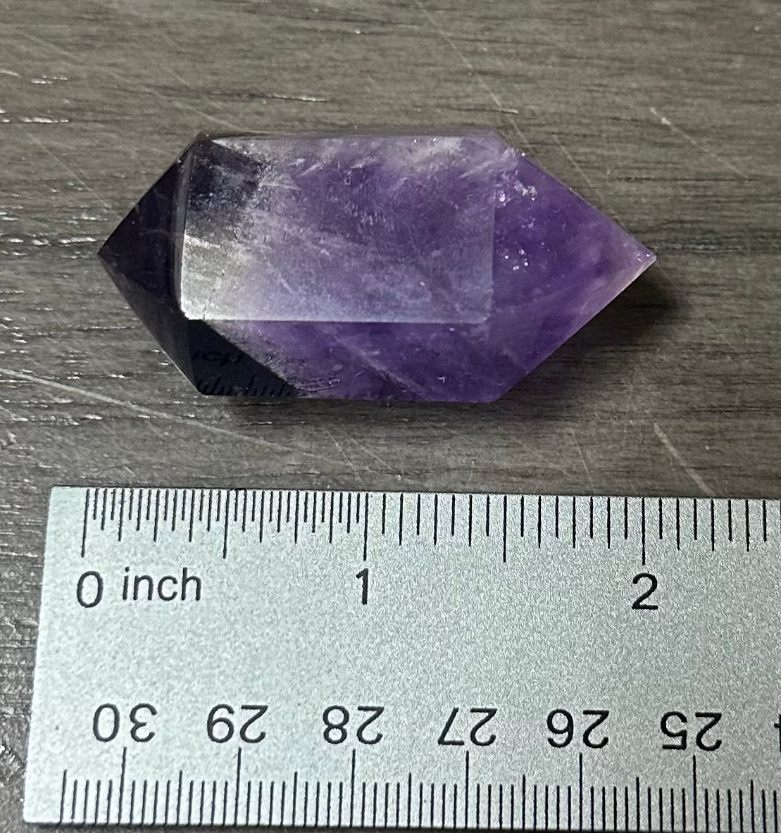 Double Terminated Phantom Amethyst Scepter Wand #14