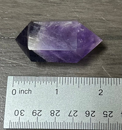 Double Terminated Phantom Amethyst Scepter Wand #14