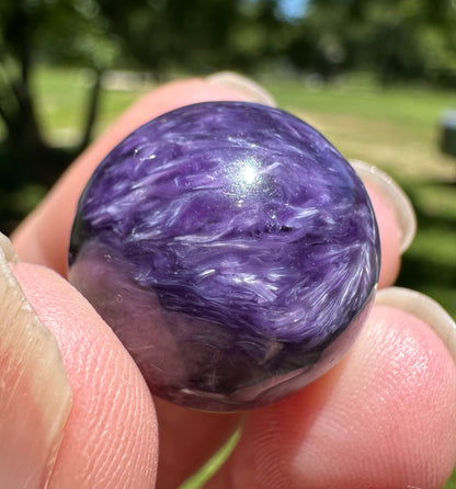 Gem Grade Charoite Sphere #1