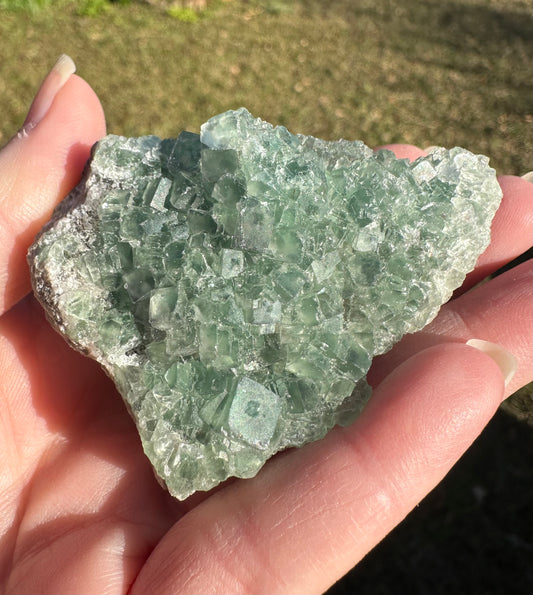 Cubic Green Fluorite Specimen