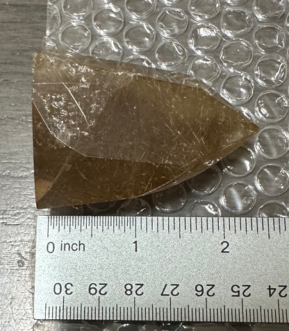 Gold Rutilated Quartz Point #2