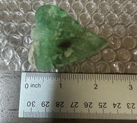 Green Fluorite Carved Leaf