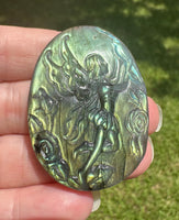 Labradorite Fairy Carving with Case