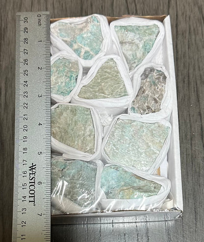 Amazonite Rough Boxed Flat #1