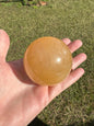 Honey Calcite Sphere #3