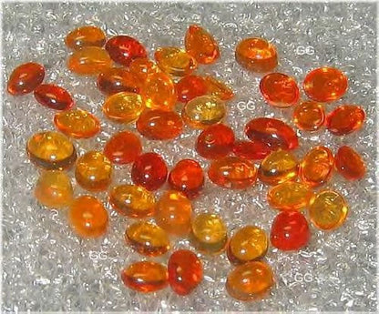 Fire Opal 4x3mm-5x3mm Oval Cab