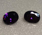 Oval Purple 9x7mm Cz