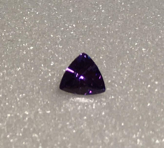 Trillion Purple Cz 5mm 0.75ct