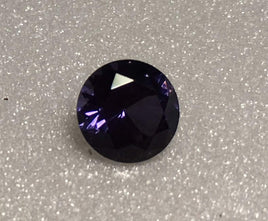 Round Purple Cz 9mm 2.95ct