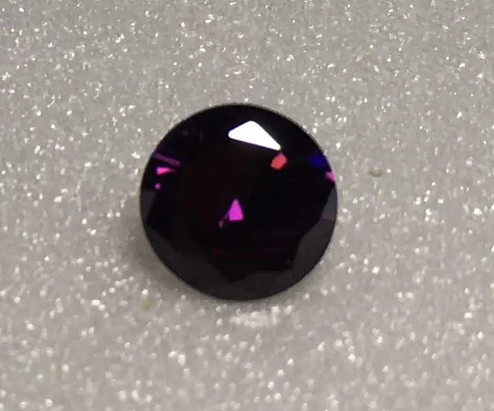 Round Purple Cz 8mm 3.05ct