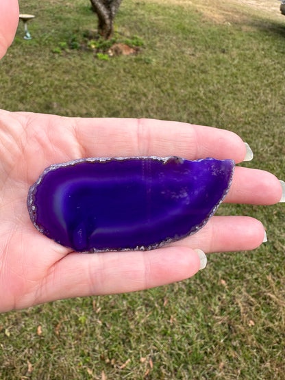 Purple Agate Slice #23