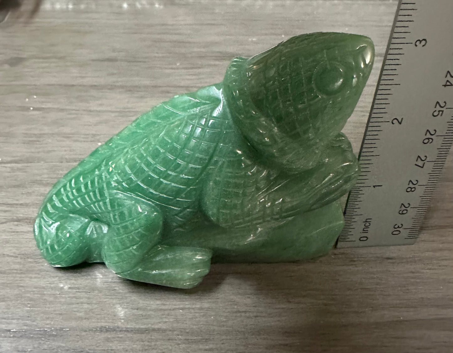 Green Aventurine Lizard Carving