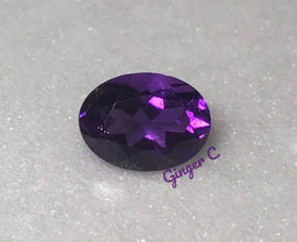 African Amethyst 8x6mm Oval 1.15ct