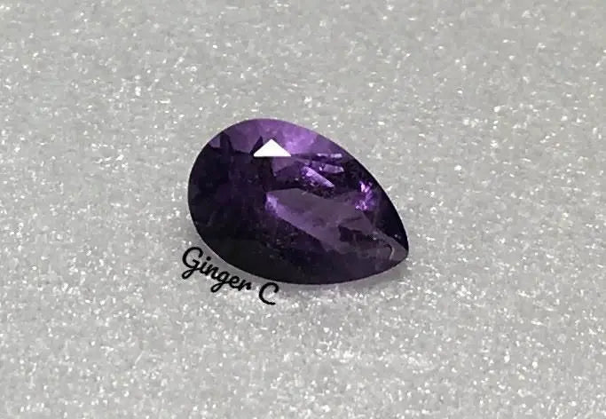 African Amethyst 6x4mm Pearshape .30ct