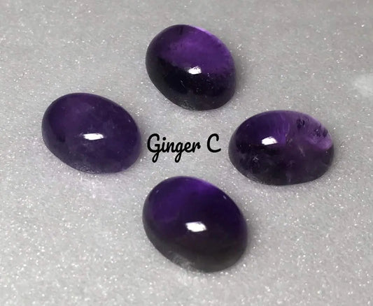 Amethyst 9x7mm Oval Cabochon