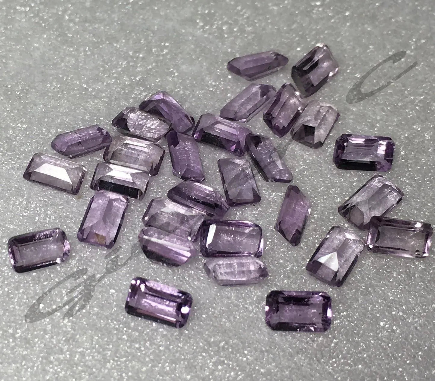 Amethyst 5x3mm Octagon