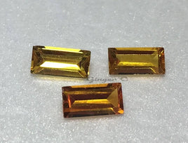 Citrine 8x4mm Emerald Cut