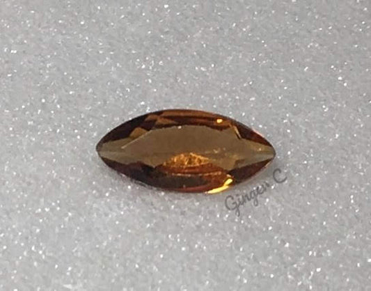 Orange Tourmaline 8x4mm Marquise .45ct